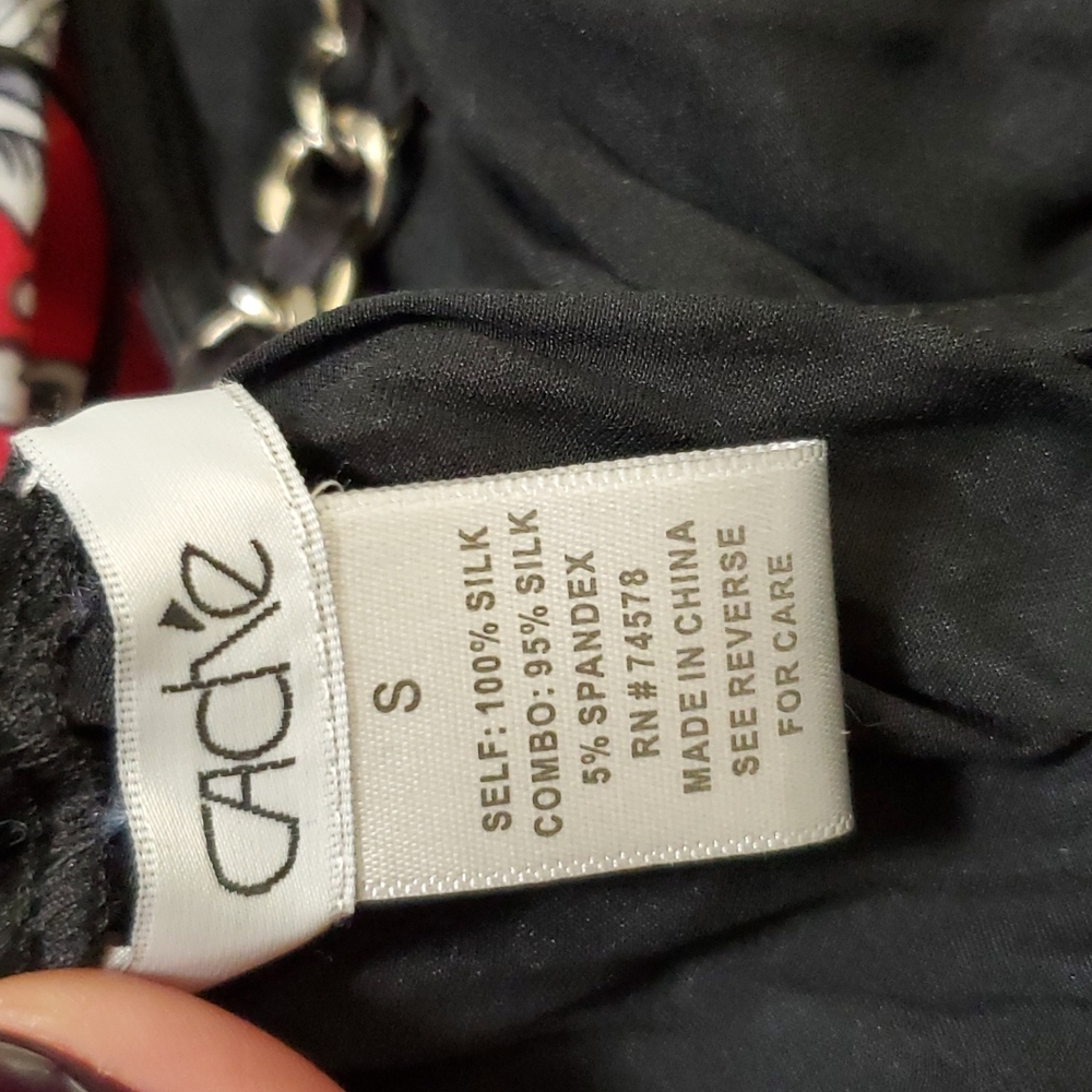 Cache Top. Used In Great Condition 100% Silk - image 5